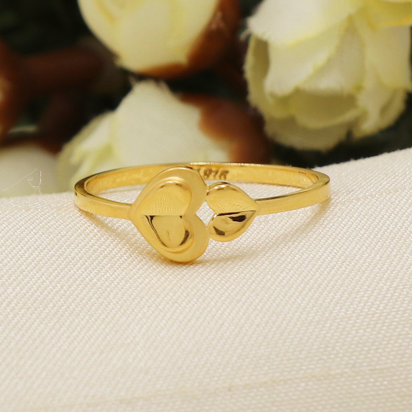 Beautiful 22K Solid Yellow Gold Ring Genuine Hallmarked 916 Handcrafted  All Ring Size