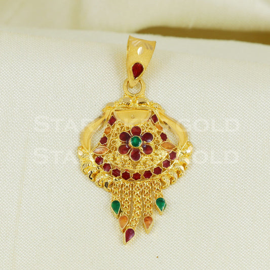 beautiful 22k 916 Gold Pendant Jewelry