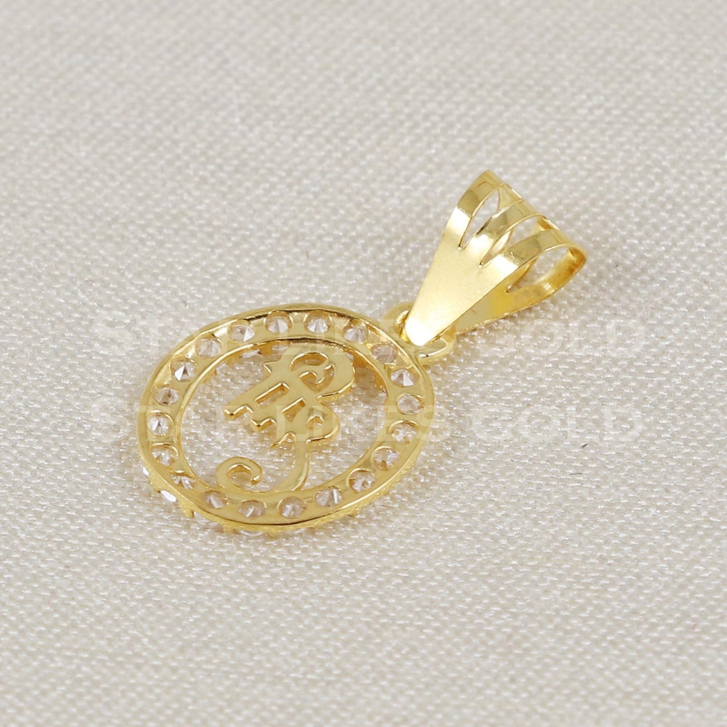 shree 18k Yellow Gold Pendant Indian Handmade Jewelry