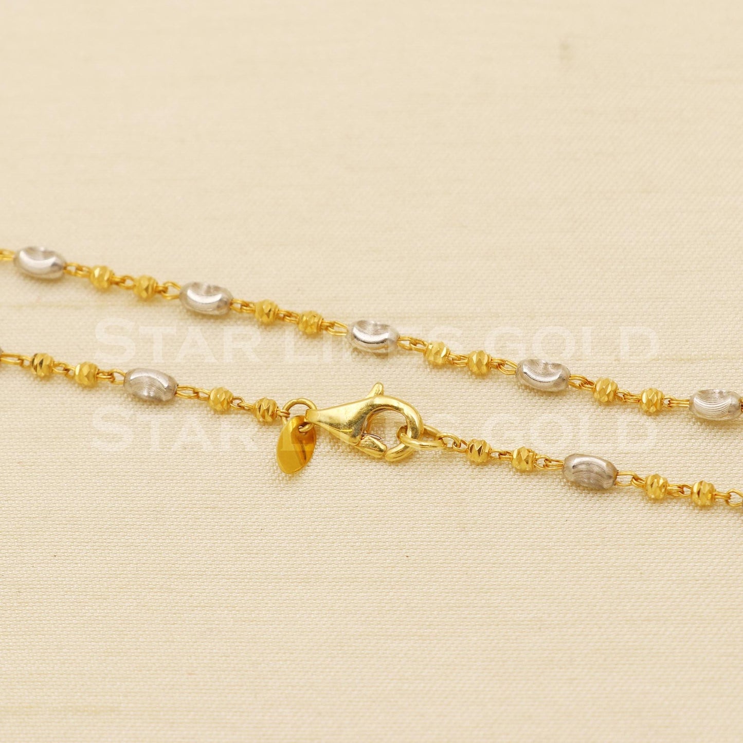18k Hallmark Gold Classic Box Link Chain for Pendants, B1439