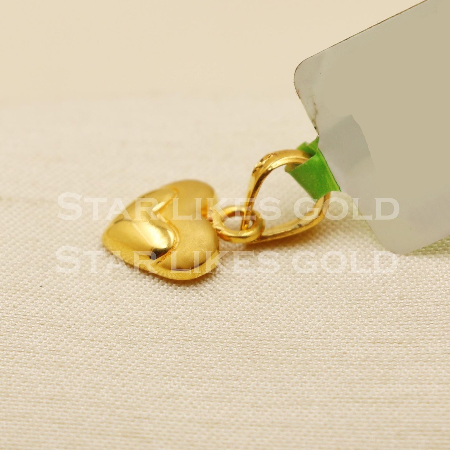 Heart 22k Yellow Gold Handmade Pendant Jewelry, PR1261