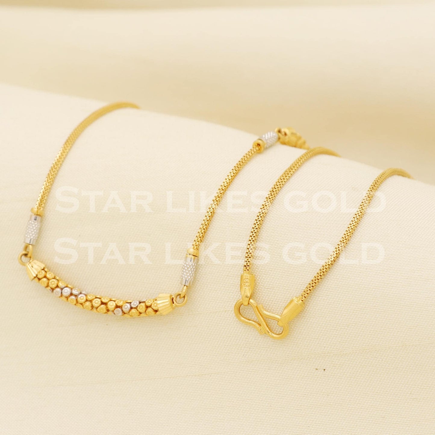 22k 22KT GOLD chain necklace luxury fine 19 inches Jewelry, PR1321