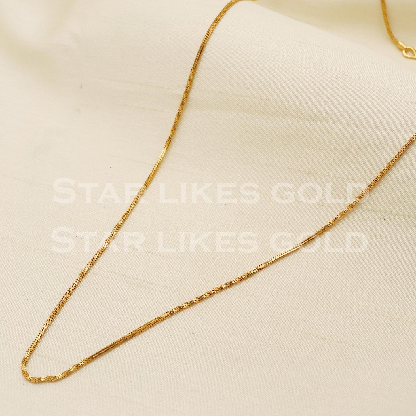 22k 22KT GOLD chain necklace Handmade fine Jewelry, PR1369