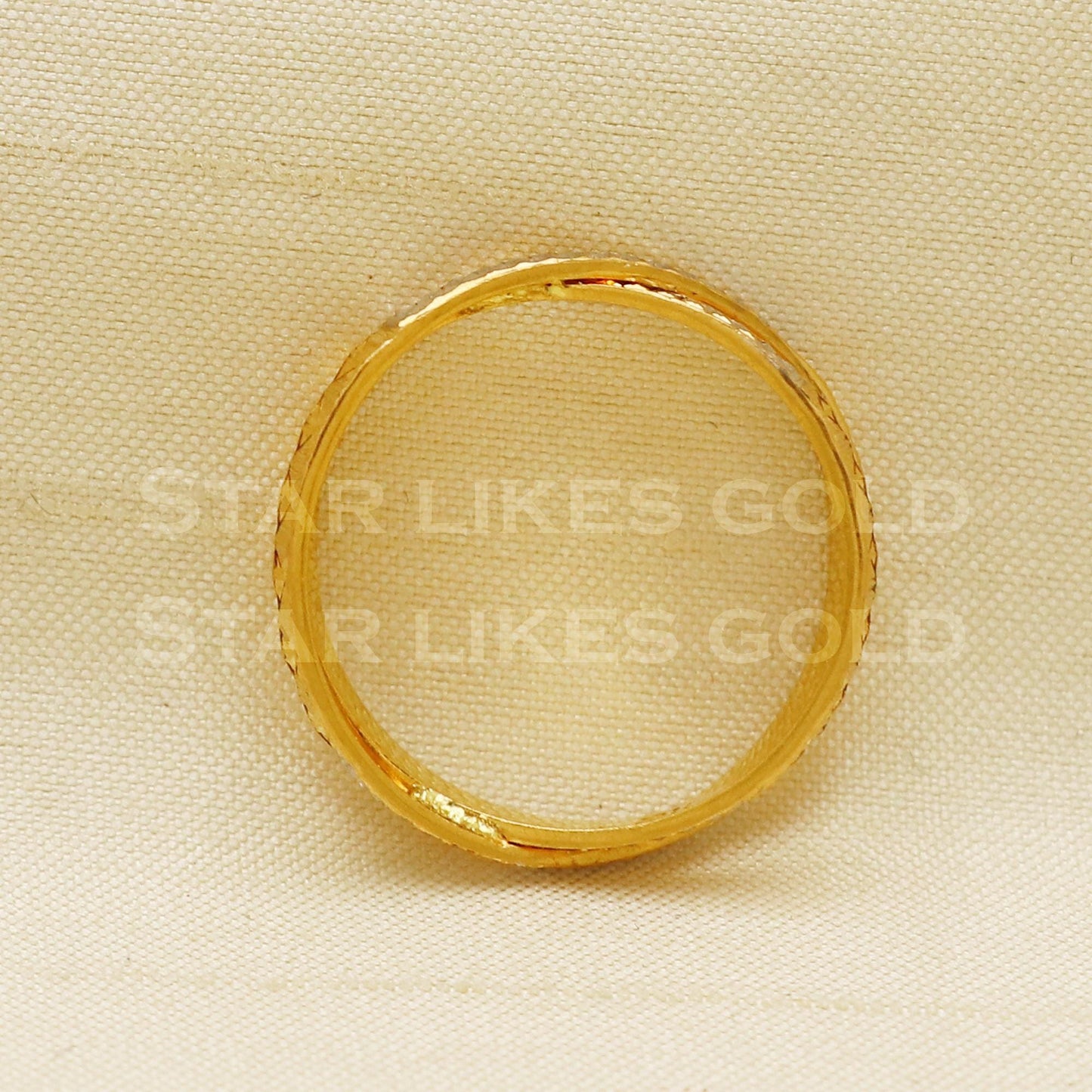 interlocking Rings 22 karat 22k Gold Handmade Ring Jewelry, PR1052