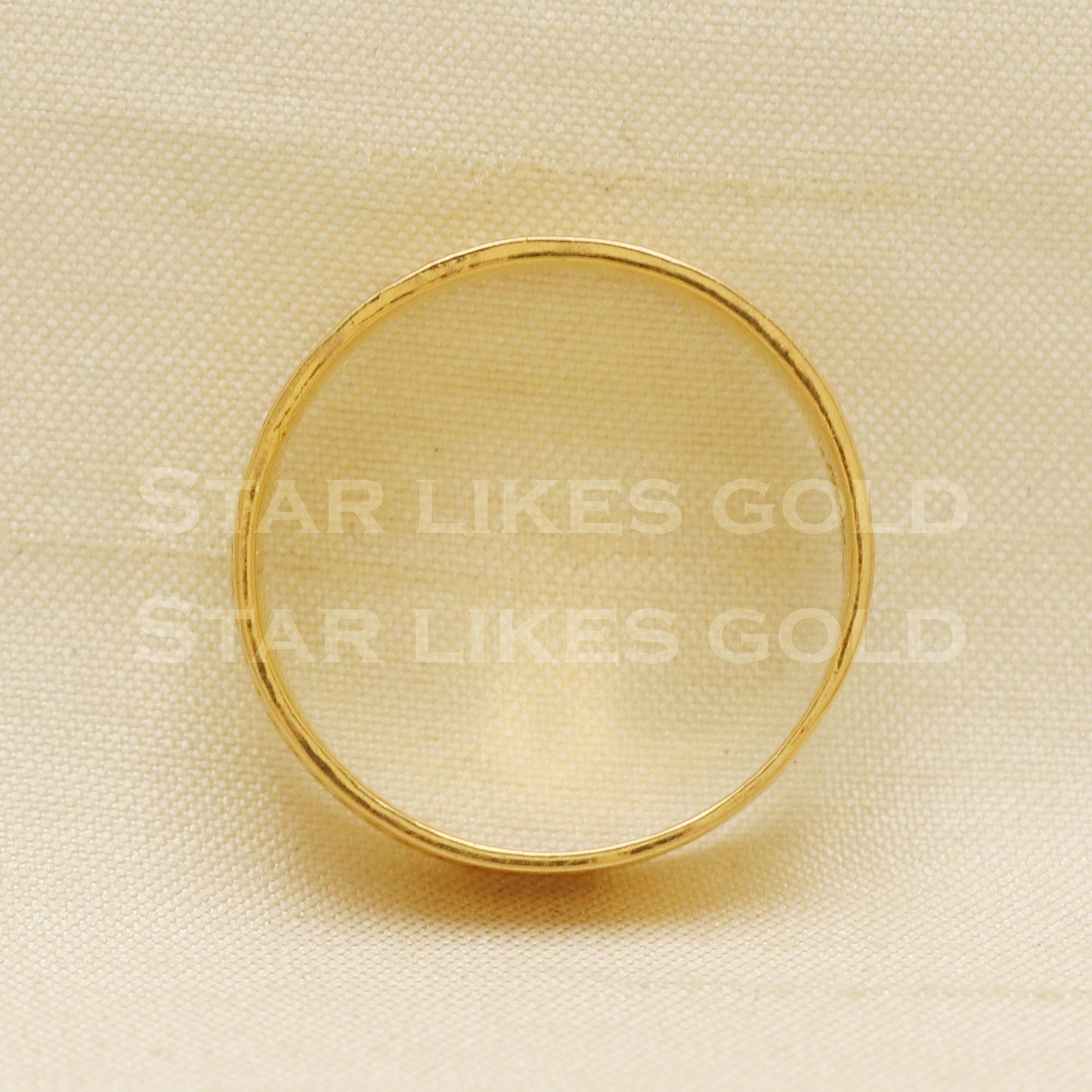 22K Gold Chevron Texture Band Ring | Modern Zigzag Pattern Gold Ring, PR1074