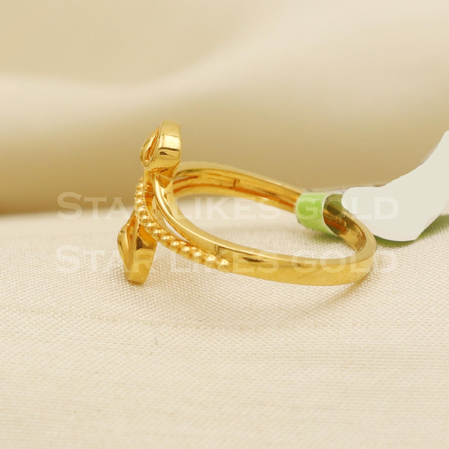 Dainty 22 karat 22k Gold Ring Jewelry, PR1098