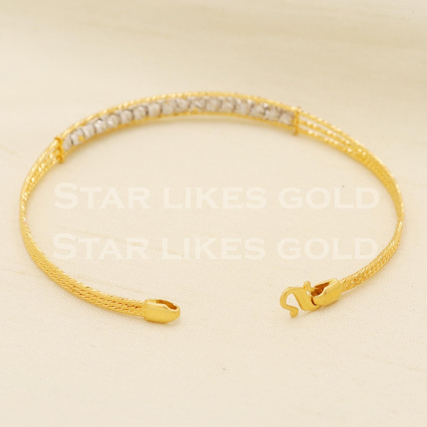 22 karat 22k gold bangle bracelet jewelry, PR1385