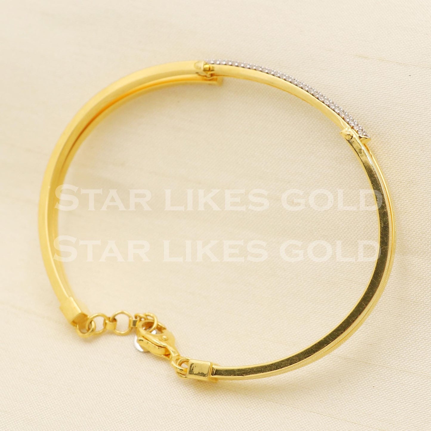 22K Gold Premium Daily Wear Bangle Bracelet, PR1394