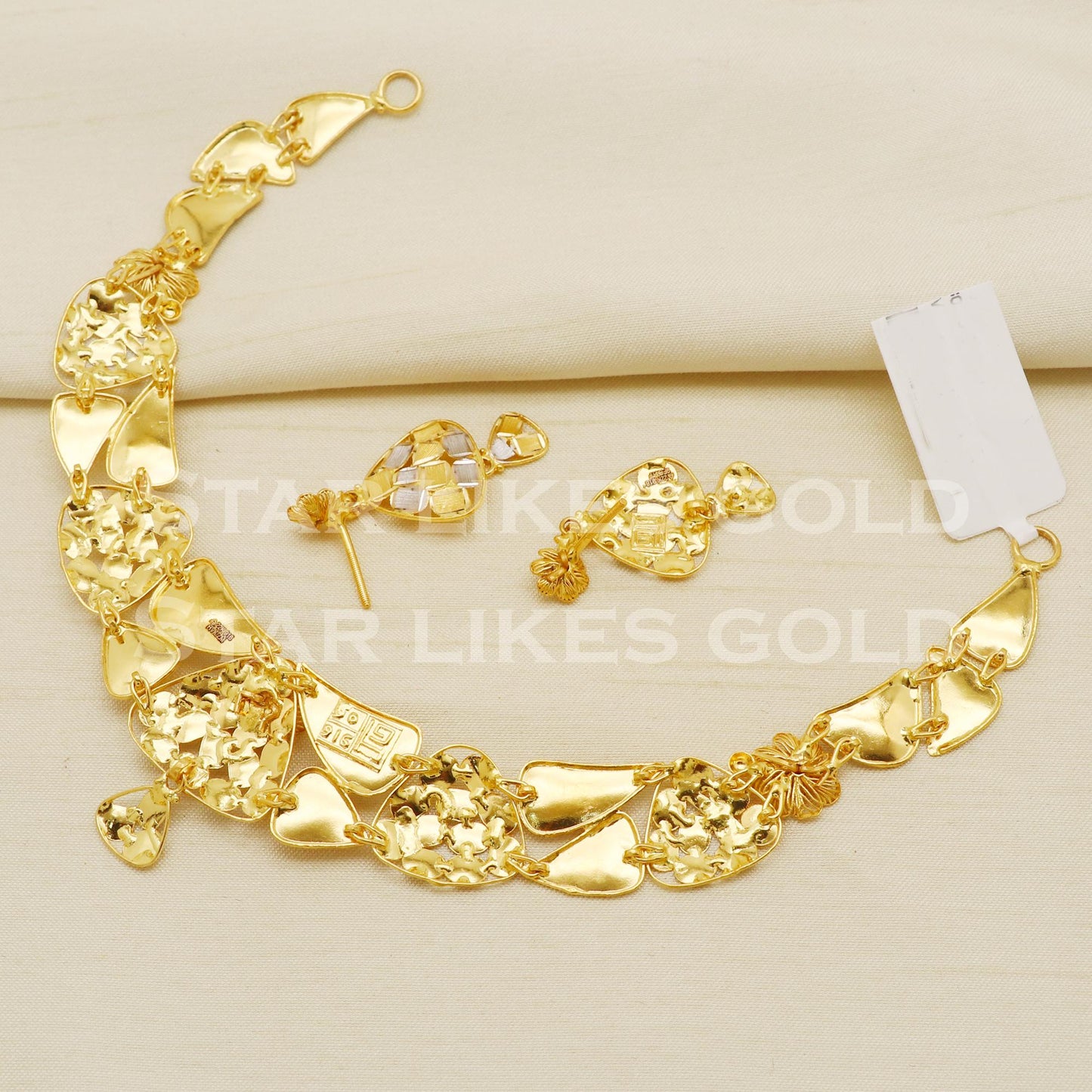 Designer 22KT 22 Karat GOLD NECKLACE Bling Jewelry, Indian jewelry, Perfect Gift for Loved Ones, PR1436