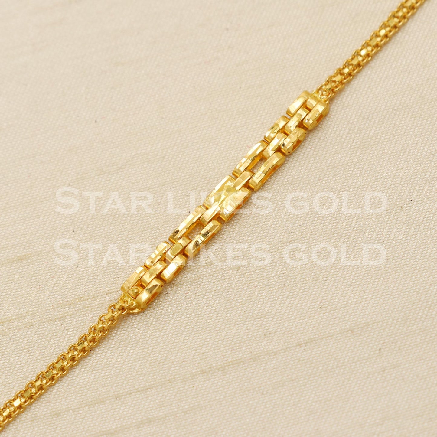 Hallmarked 22 karat 22k gold Child Baby Bracelet Jewelry for Gift, PR1549