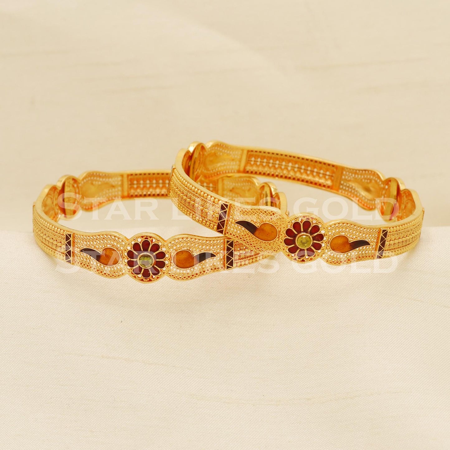 22 karat 22k gold Bangle Bracelet Jewelry, PR1592