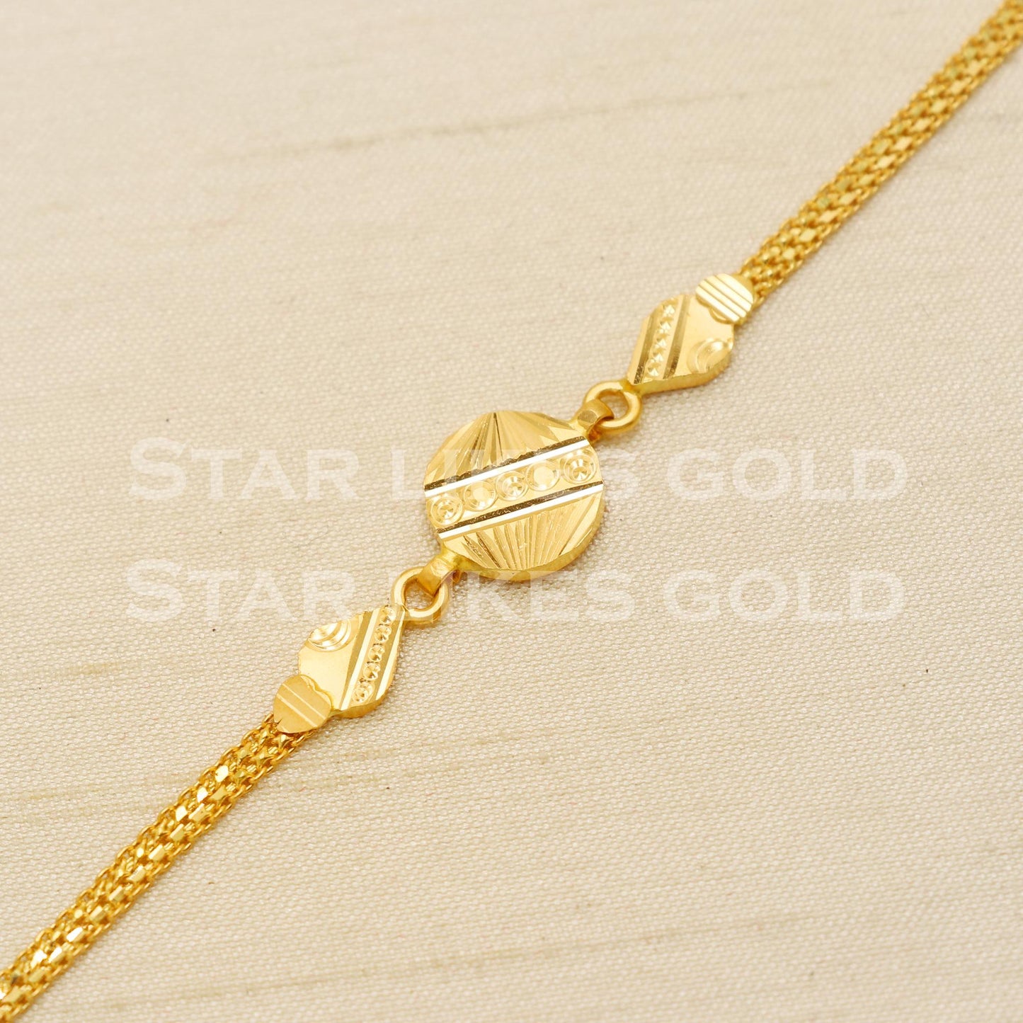 Hallmarked 22 karat 22k gold Child Baby Bracelet Jewelry for Gift, PR1550