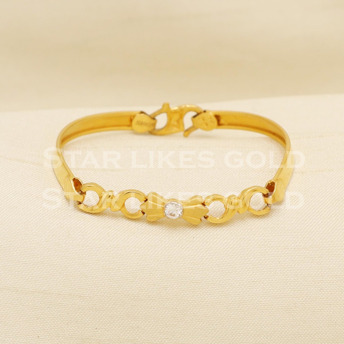 22 karat 22k gold Child Baby link Bracelet Jewelry for Birthday Gift, PR1560
