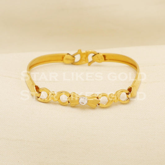 22 karat 22k gold Child Baby link Bracelet Jewelry for Birthday Gift, PR1560