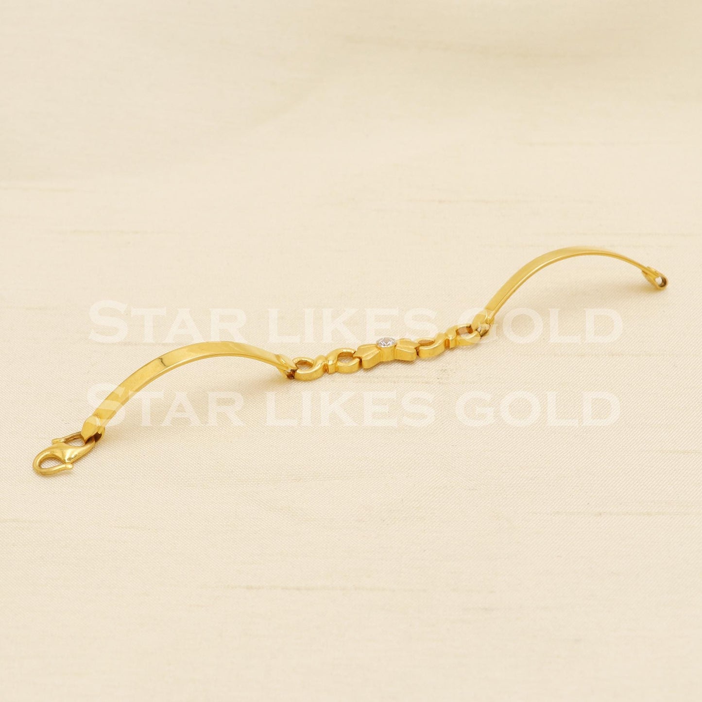 22 karat 22k gold Child Baby link Bracelet Jewelry for Birthday Gift, PR1560