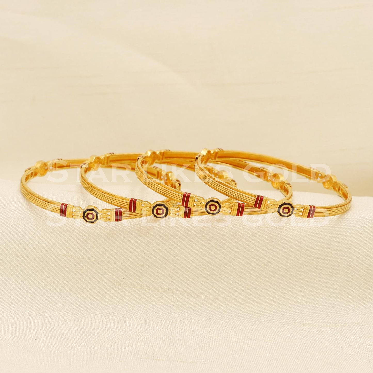 22 karat 22k gold Bangle Bracelet Jewelry, PR1569