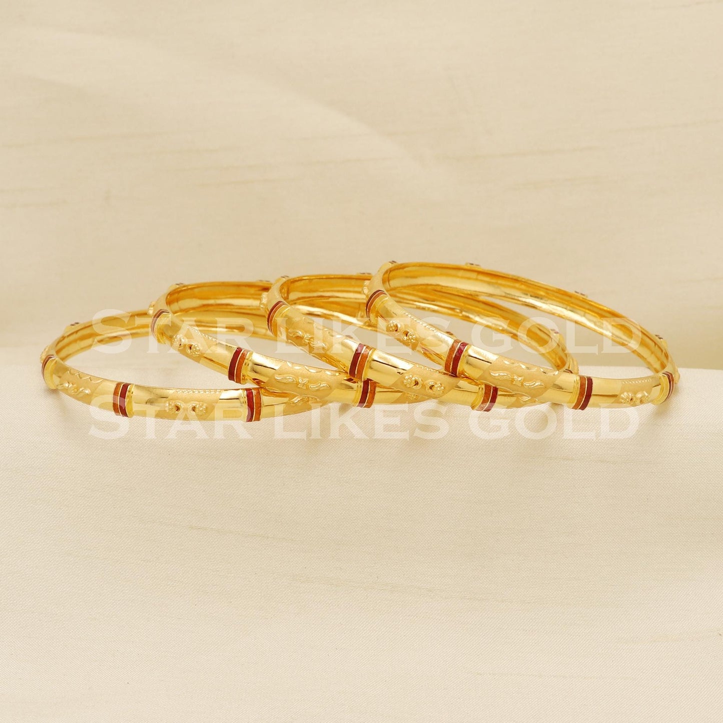 22 karat 22k gold Bangle Bracelet Jewelry, PR1574