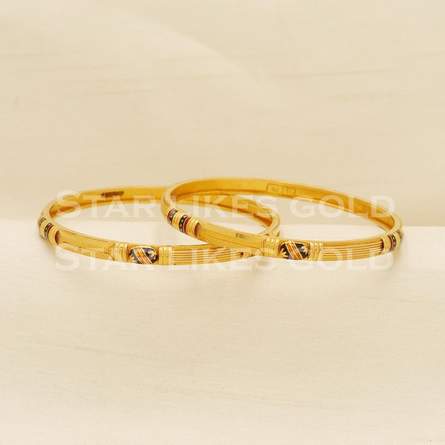 22 karat 22k gold Bangle Bracelet Jewelry, PR1581
