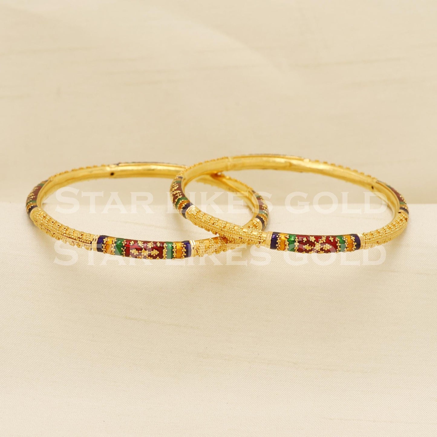 22 karat 22k gold Bangle Bracelet Jewelry, PR1582