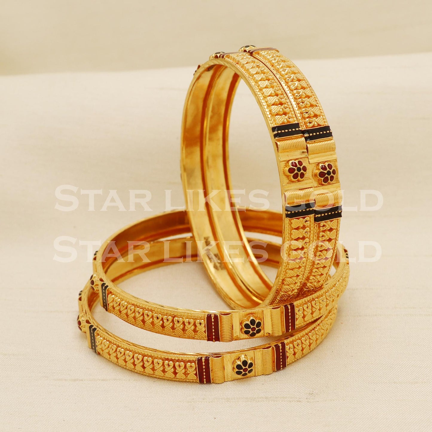22 karat 22k gold Bangle Bracelet Jewelry, PR1590