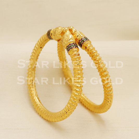 22 karat 22k gold Bangle Bracelet Jewelry, PR1603