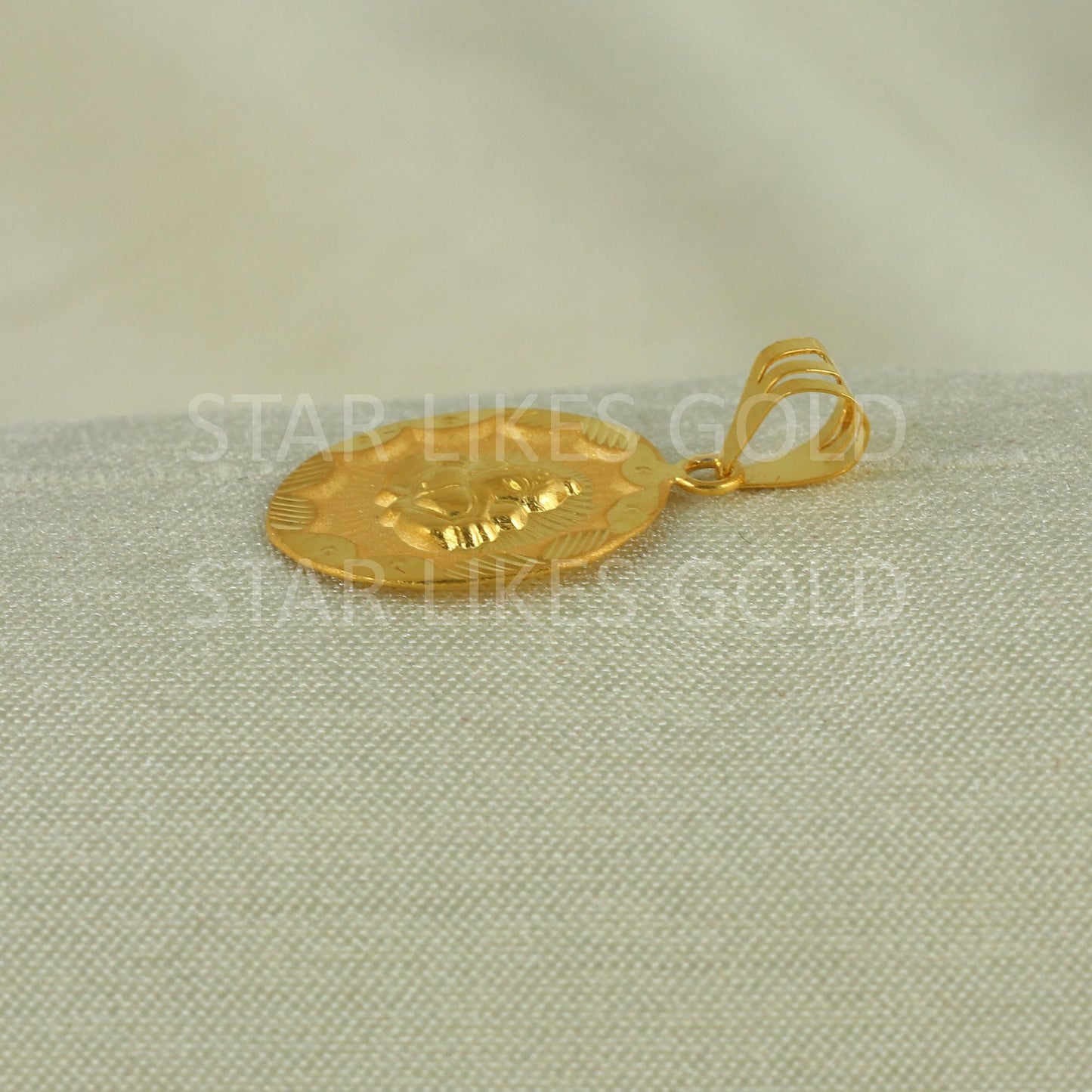 Ganeshji Real 18k Gold Handmade Pendant Jewelry, B1650