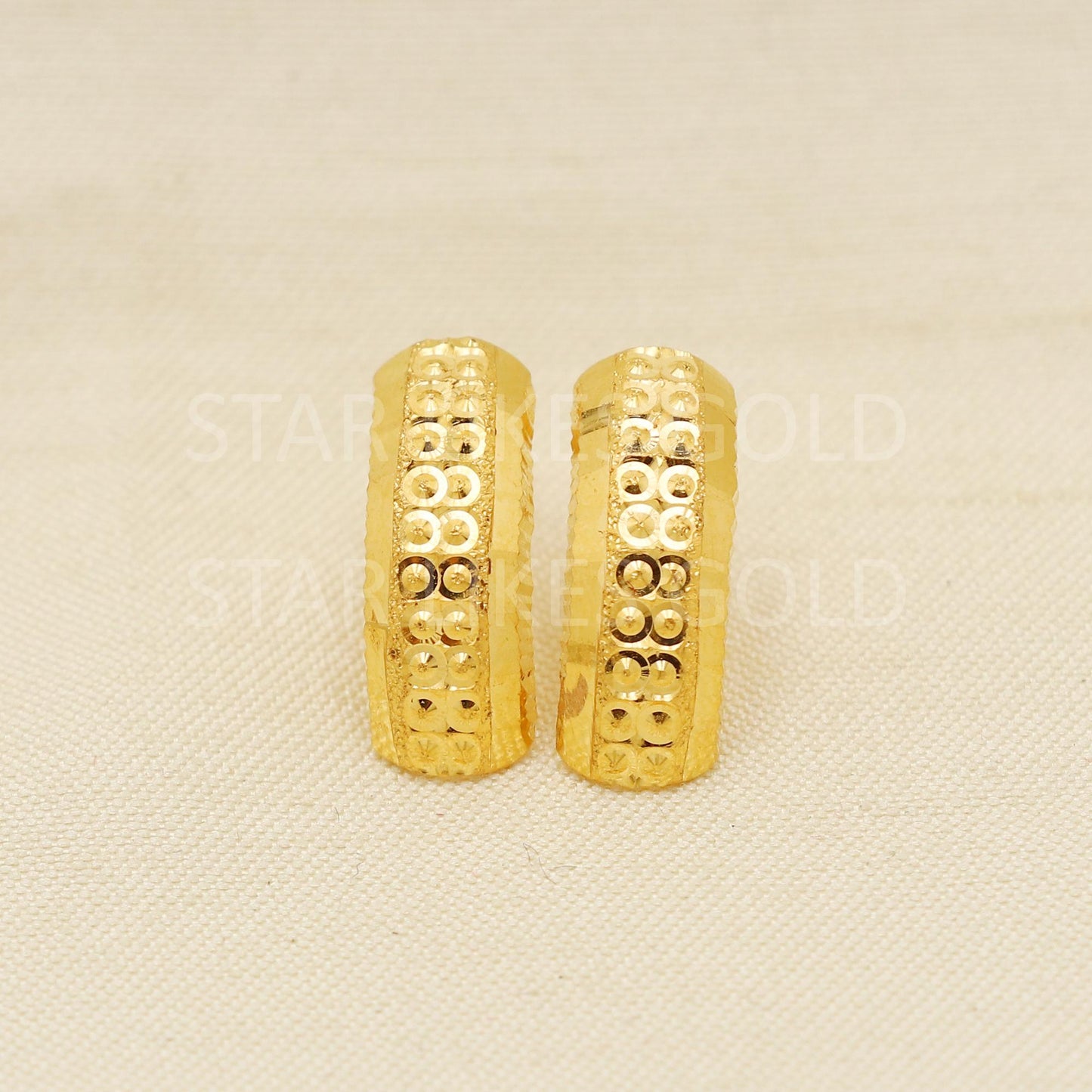 Designer Pure 22k 22 karat gold earrings jewelry, PR1658