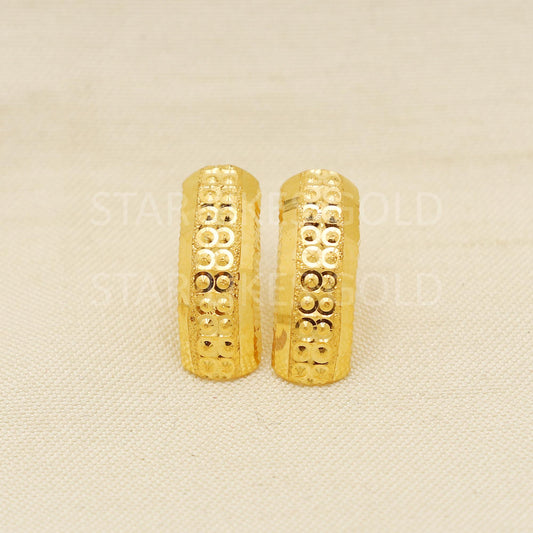 Designer Pure 22k 22 karat gold earrings jewelry, PR1658