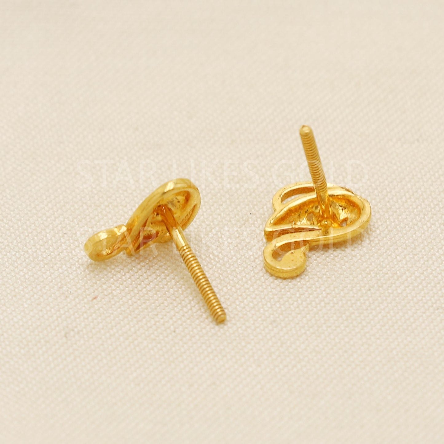 Bird 22k 22 karat gold earrings jewelry, PR1629