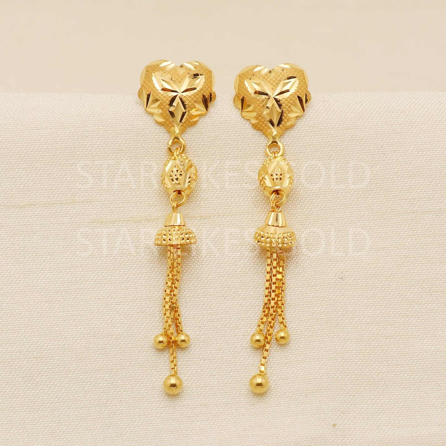 Hallmark 22k Gold Unique Minimalist Long Dangles for a Sophisticated Look, PR1694