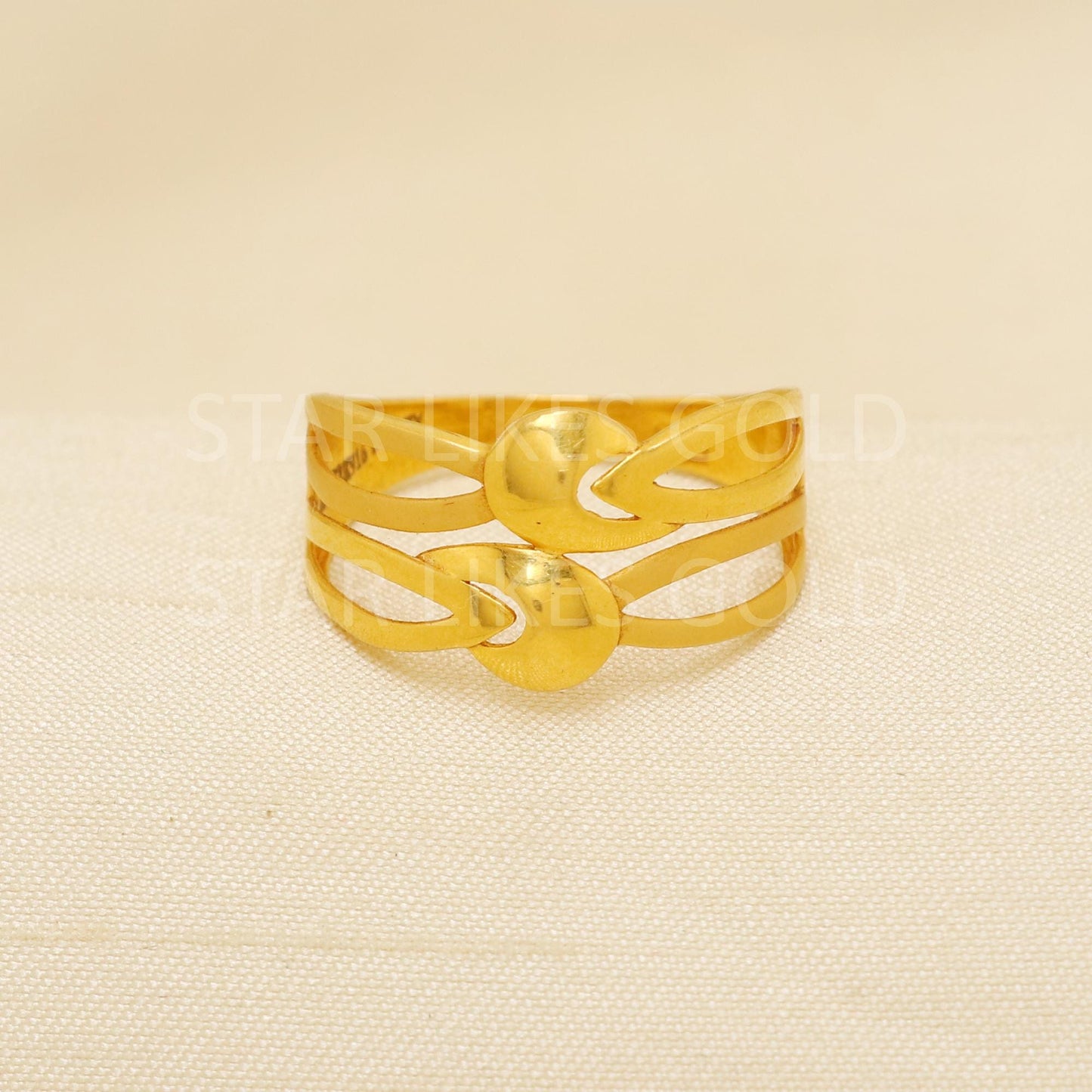 Handcrafted 22k Pure Gold handmade Rings - Artisan Jewelry, Designer Gold Ring, Hallmarked, PR1884