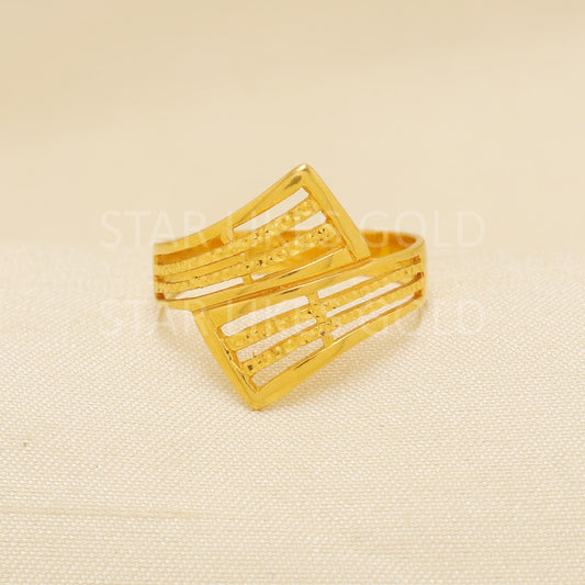 Handcrafted 22k Pure Gold handmade Rings - Artisan Jewelry, 22k Jewelry, Solid Gold Ring, Hallmarked, PR1888