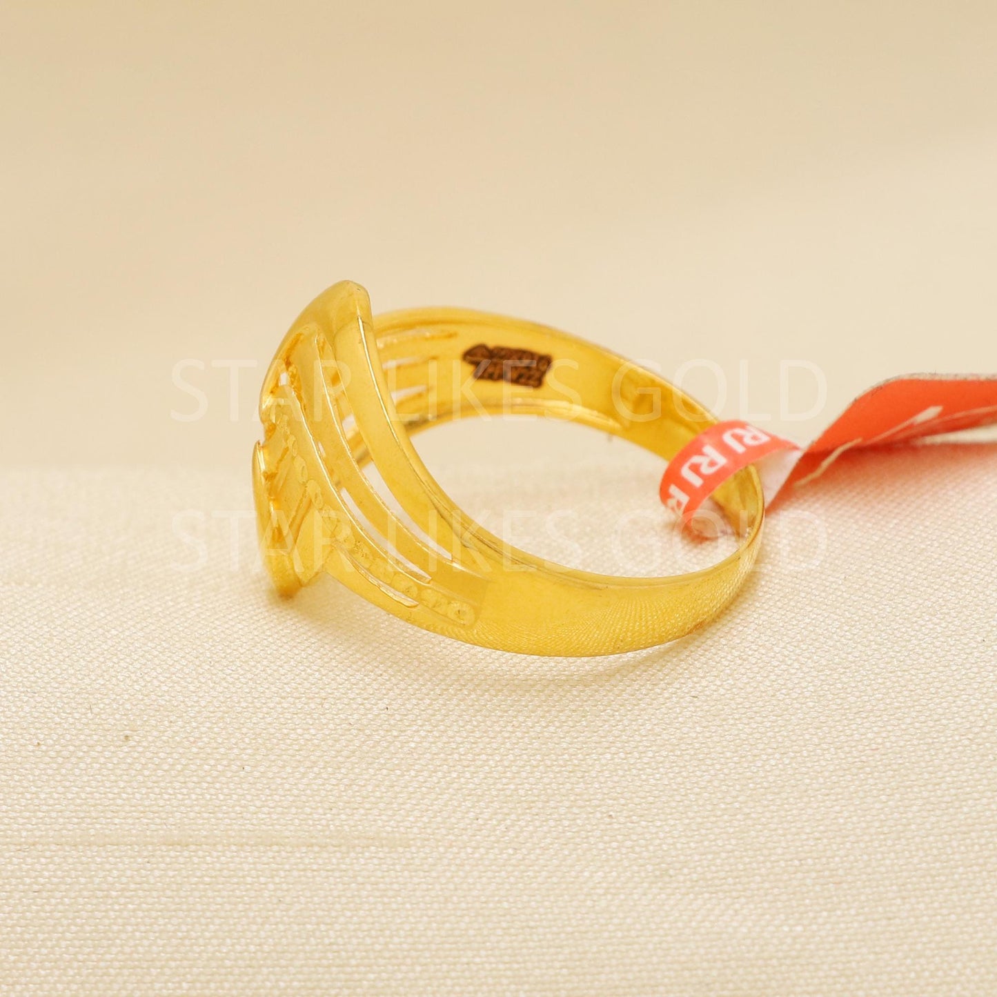 Handcrafted 22k Pure Gold handmade Rings - Artisan Jewelry, 22k Jewelry, Designer Gold Ring, Hallmarked, PR1892