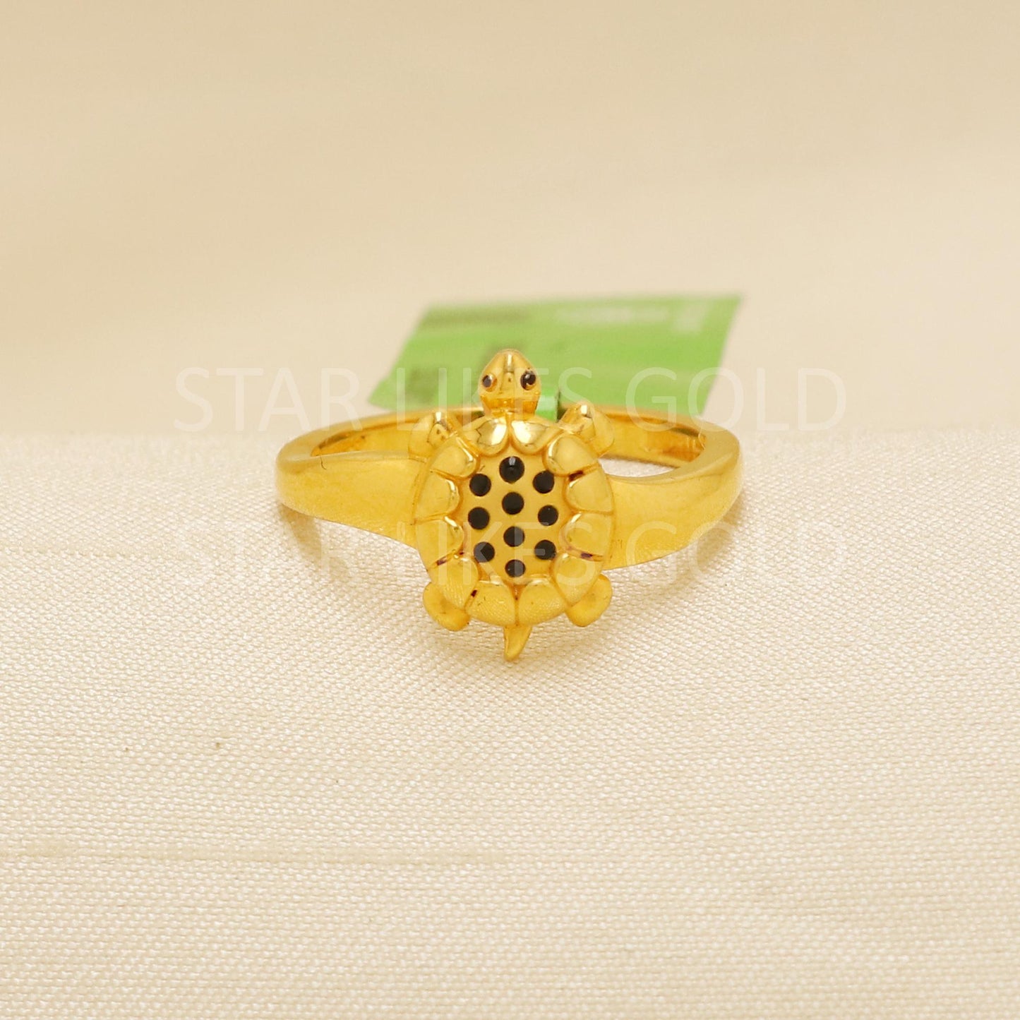Handcrafted 22k Pure Gold handmade Rings - Tortoise Artisan Jewelry, 22k Jewelry, Solid Gold Ring, Hallmarked, PR1887