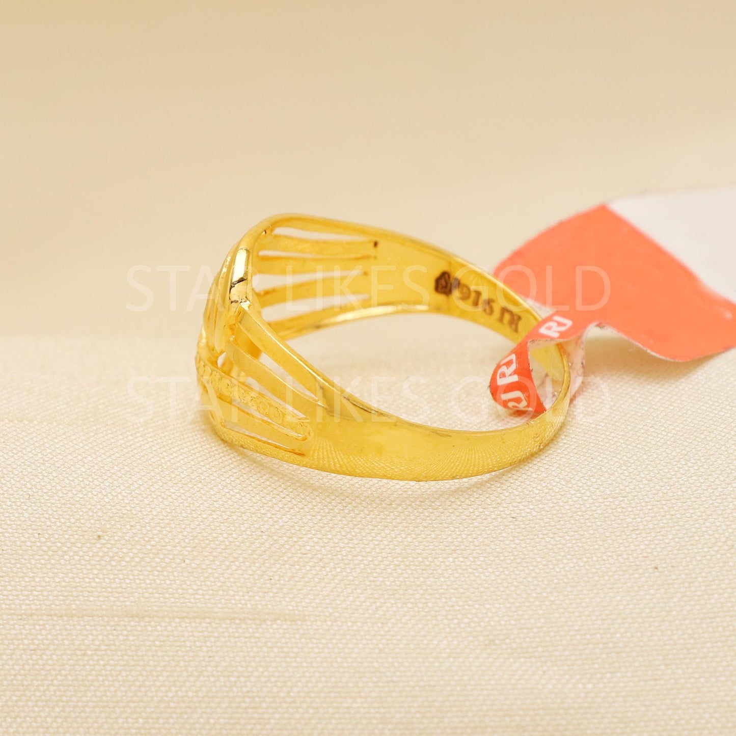 Handcrafted 22k Pure Gold handmade Rings - Artisan Jewelry, 22k Jewelry, Designer Gold Ring, Hallmarked, PR1897