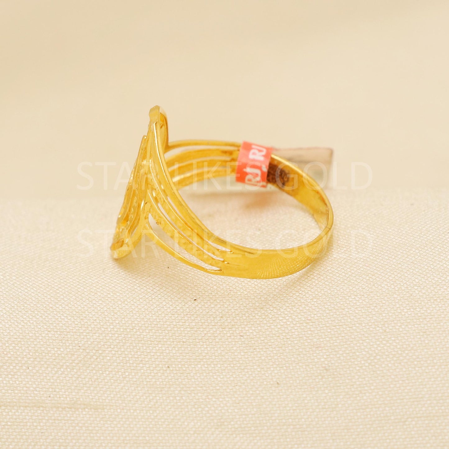 Handcrafted 22k Pure Gold handmade Rings - Artisan Jewelry, 22k Jewelry, Designer Gold Ring, Hallmarked, PR1901