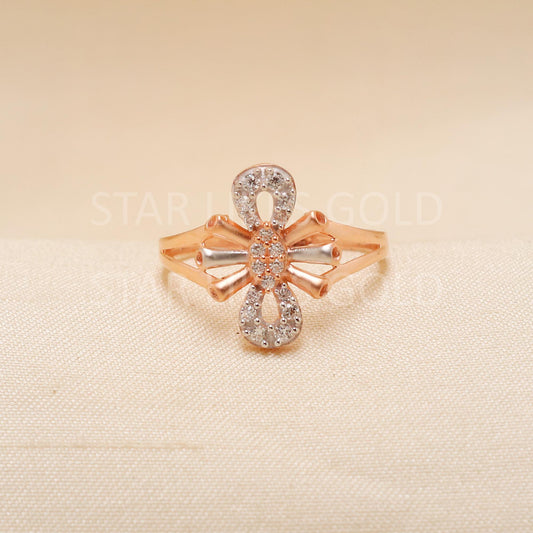 Handcrafted 18k Rose Gold handmade Rings - Artisan Jewelry, 18k Jewelry, Designer Gold Ring, Hallmarked, PR1911