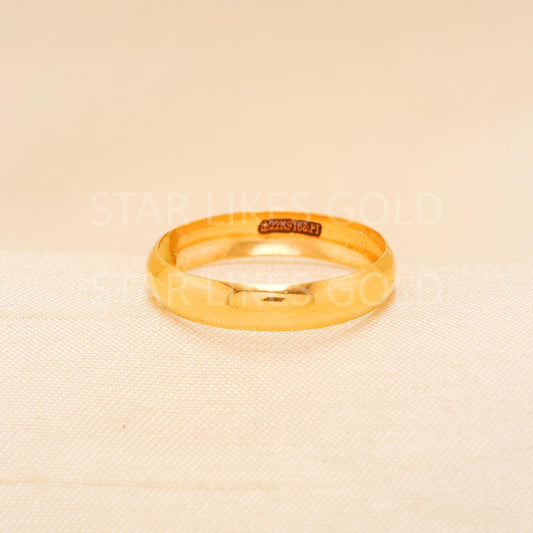 Handcrafted 22k Pure Gold handmade Rings - Artisan Jewelry, 22k Jewelry, Designer Gold Ring, Hallmarked, PR1913