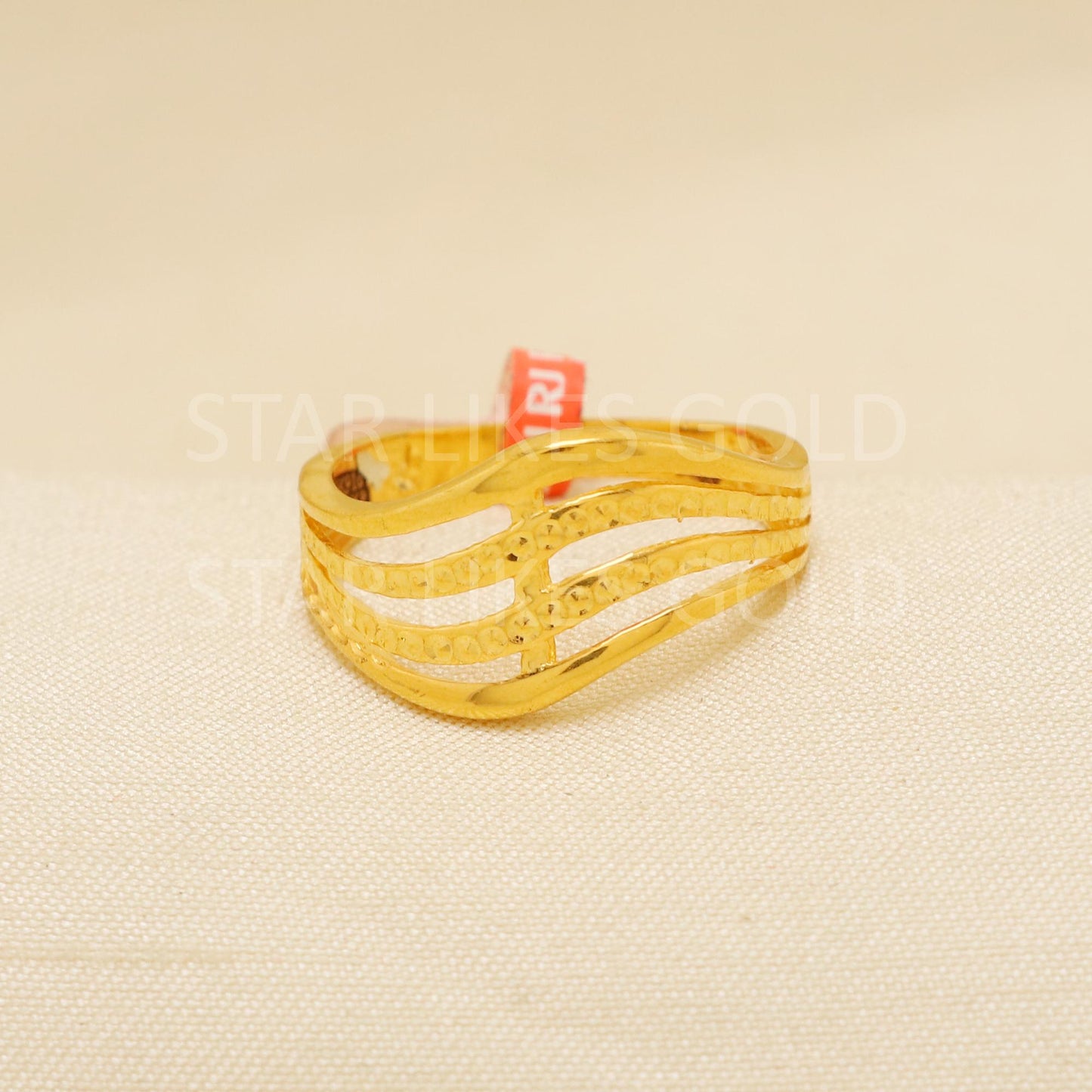 Handcrafted 22k Pure Gold handmade Rings - Artisan Jewelry, 22k Jewelry, Designer Gold Ring, Hallmarked, PR1899