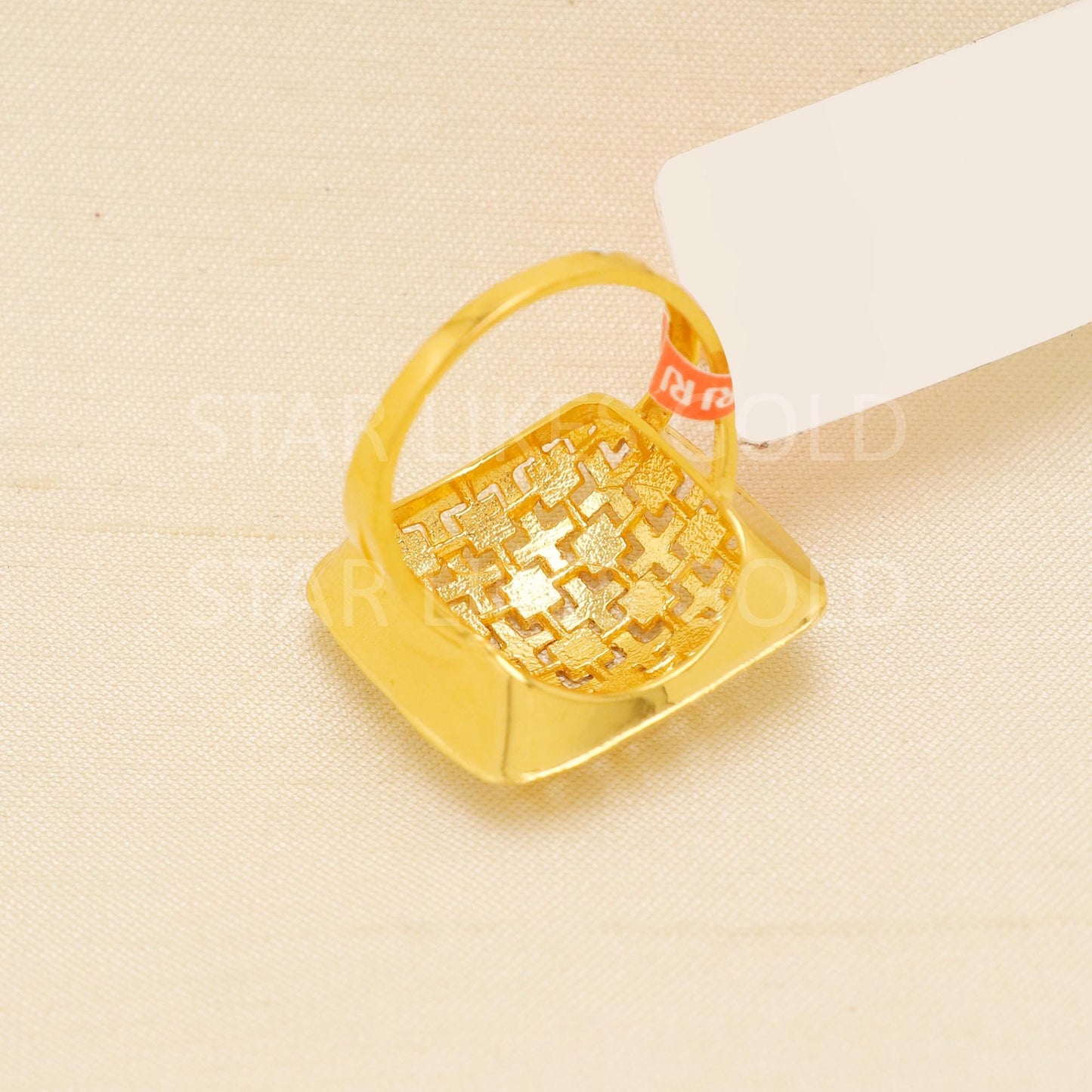 Handcrafted 22k Pure Gold handmade Rings - Artisan Jewelry, 22k Jewelry, Designer Gold Ring, Hallmarked, PR1900