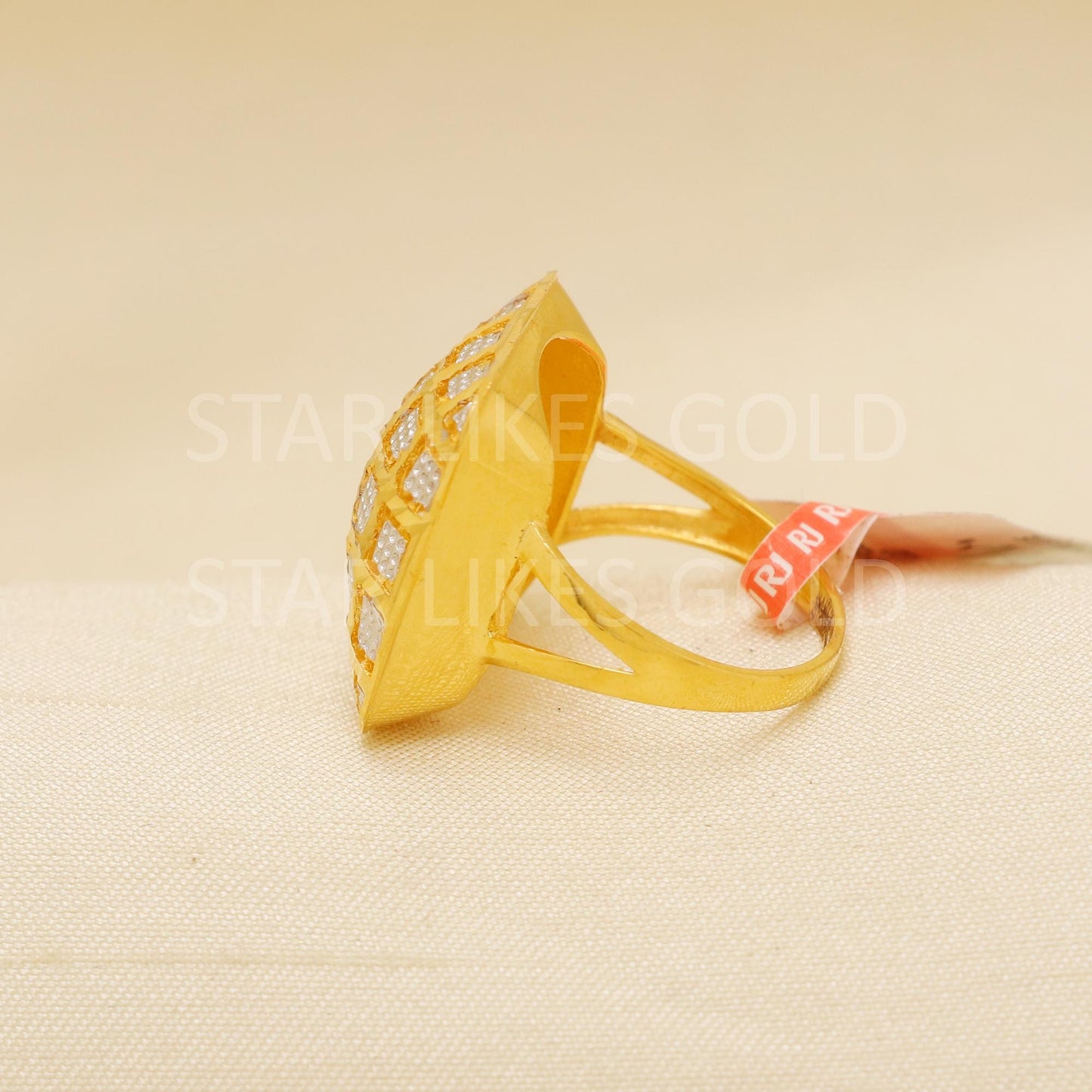 Handcrafted 22k Pure Gold handmade Rings - Artisan Jewelry, 22k Jewelry, Designer Gold Ring, Hallmarked, PR1900