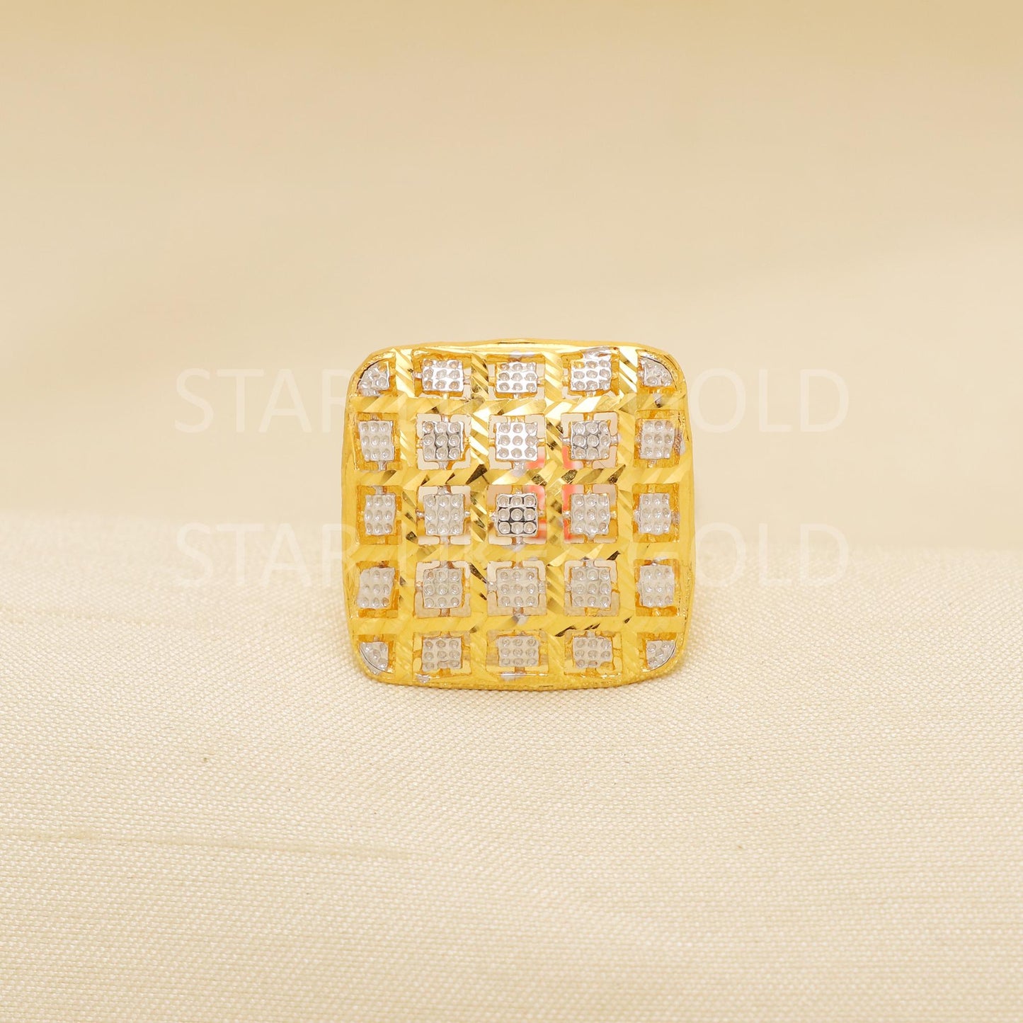 Handcrafted 22k Pure Gold handmade Rings - Artisan Jewelry, 22k Jewelry, Designer Gold Ring, Hallmarked, PR1900
