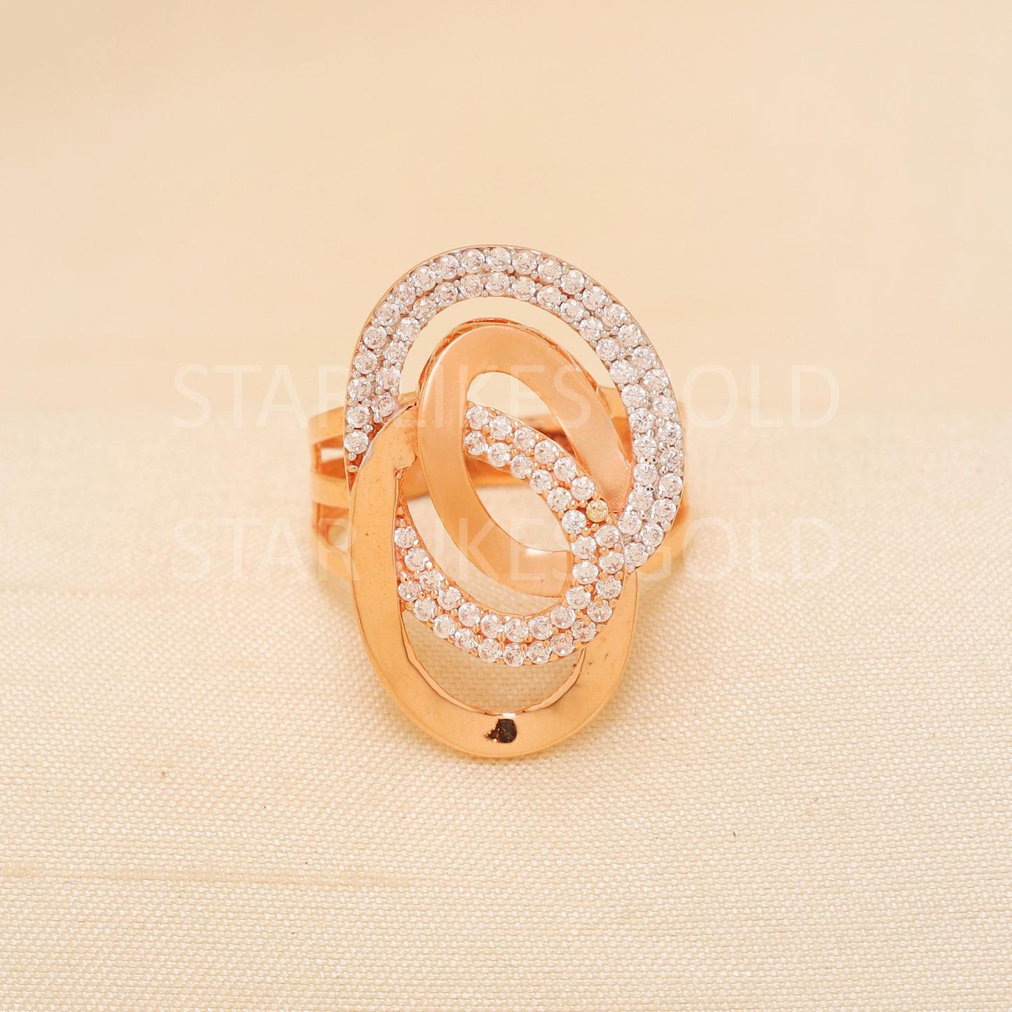 Handcrafted 18k Rose Gold handmade Rings - Artisan Jewelry, 18k Jewelry, Designer Gold Ring, Hallmarked, PR1903