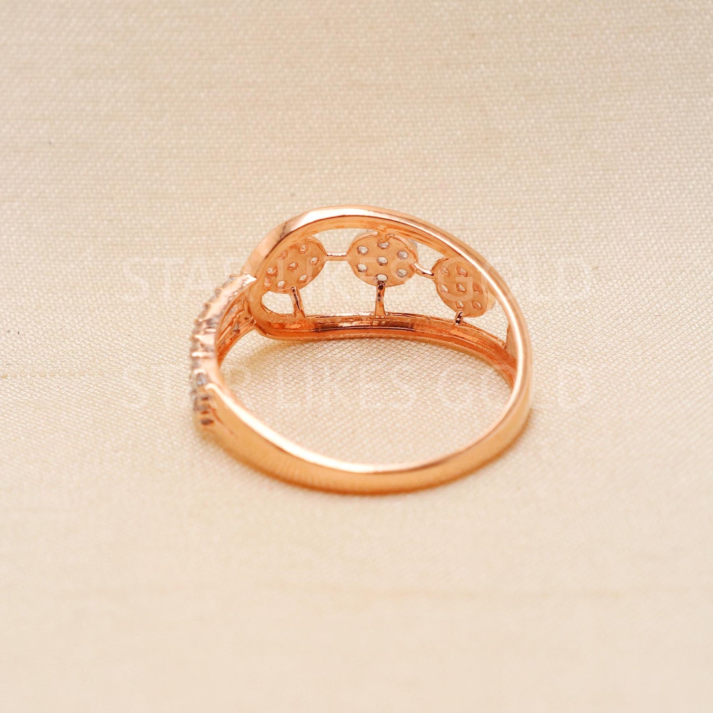 Handcrafted 18k Rose Gold handmade Rings - Artisan Jewelry, 18k Jewelry, Designer Gold Ring, Hallmarked, PR1905