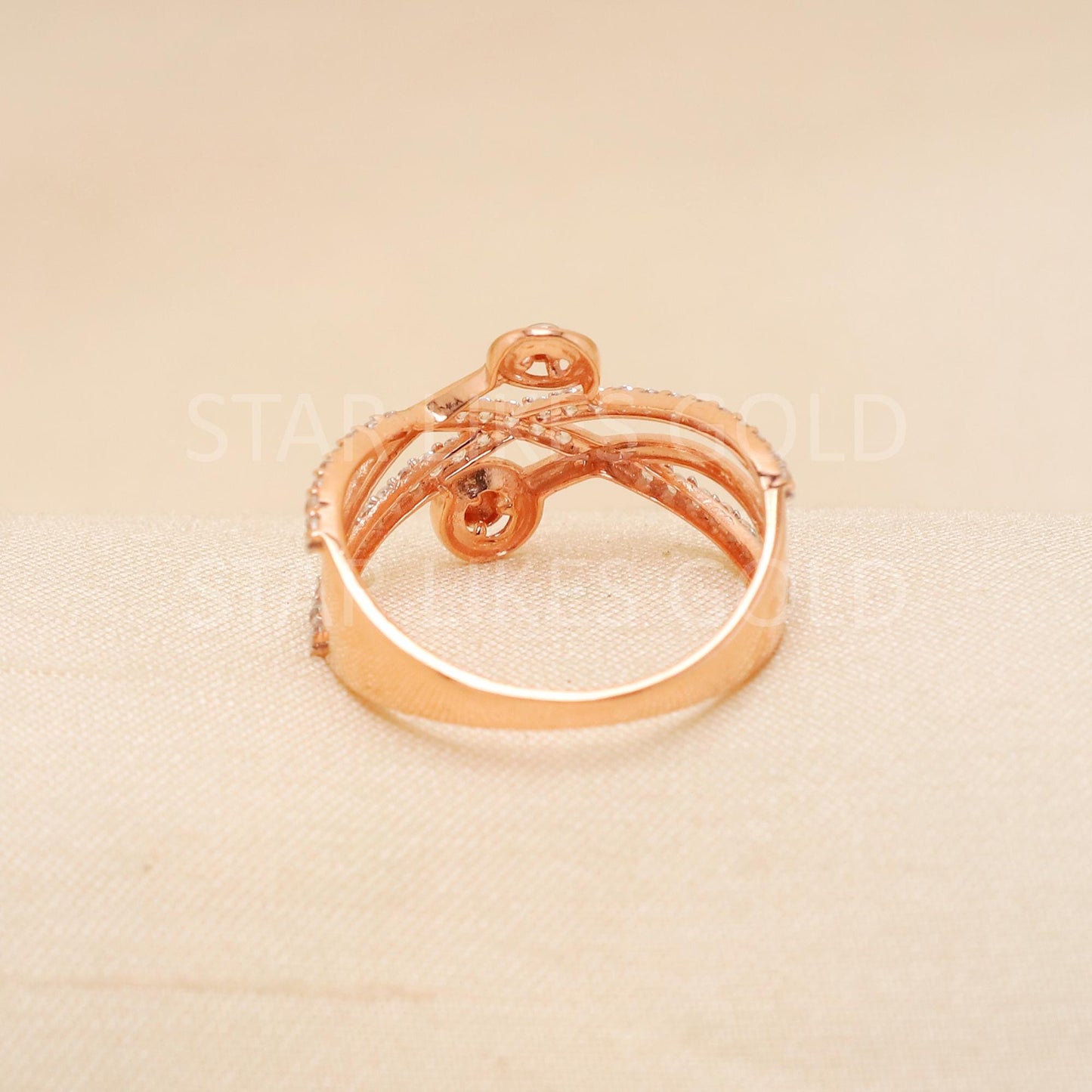 Handcrafted 18k Rose Gold handmade Rings - Artisan Jewelry, 18k Jewelry, Designer Gold Ring, Hallmarked, PR1907