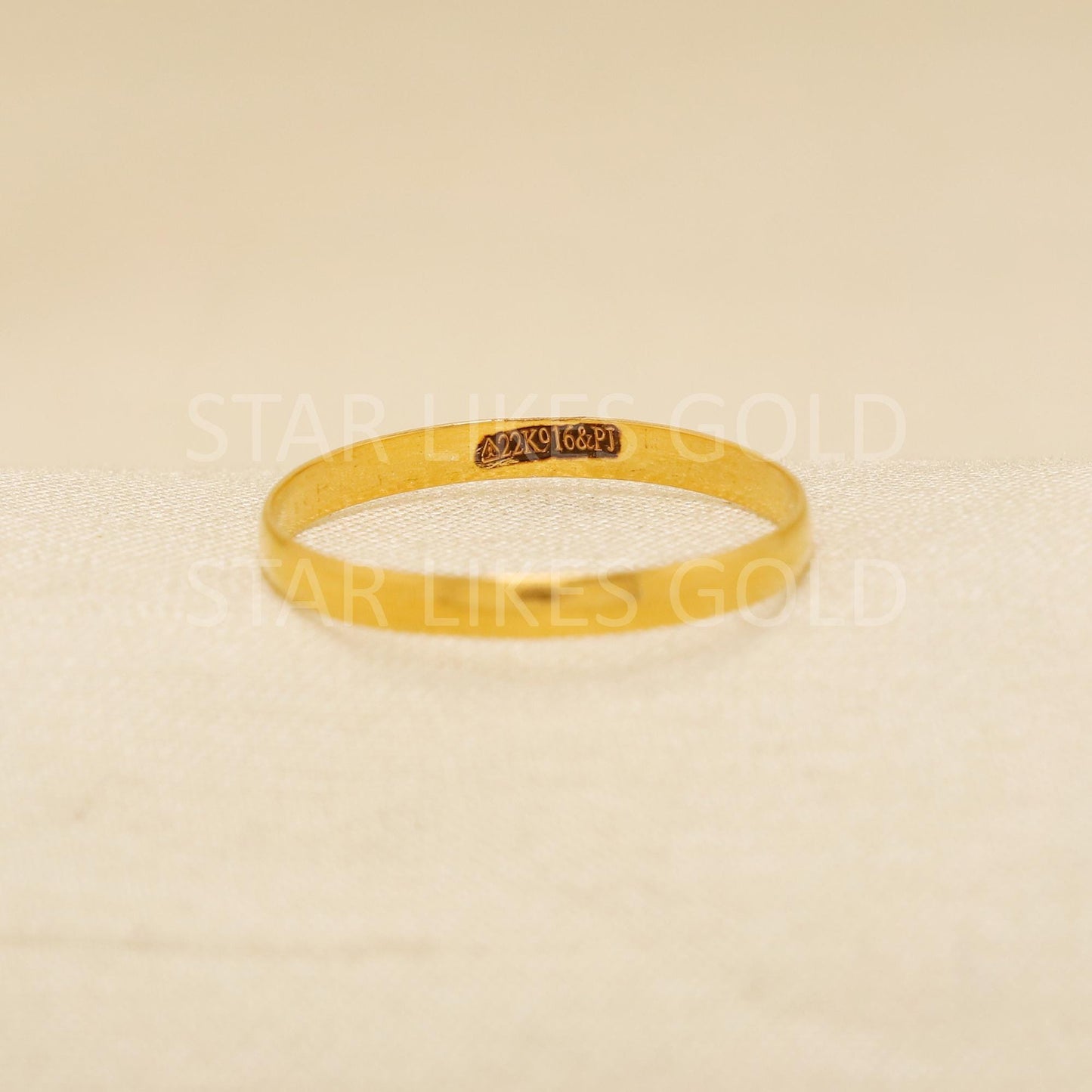 Handcrafted 22k Pure Gold handmade Rings - Artisan Jewelry, 22k Jewelry, Designer Gold Ring, Hallmarked, PR1921