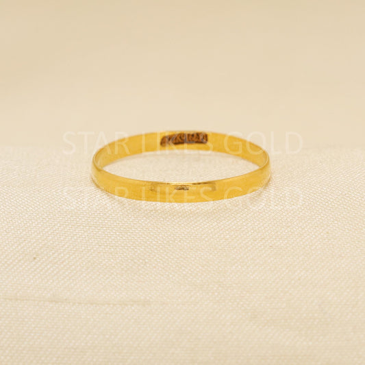 Handcrafted 22k Pure Gold handmade Rings - Artisan Jewelry, 22k Jewelry, Designer Gold Ring, Hallmarked, PR1921