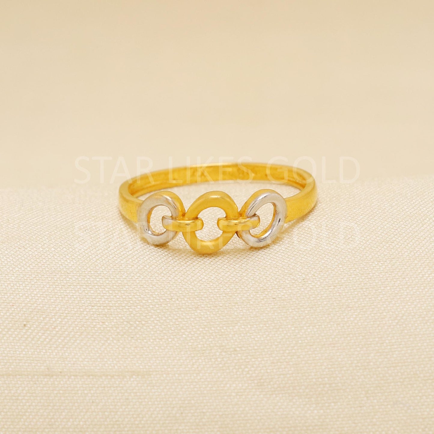 Handcrafted 22k Pure Gold handmade Rings - Artisan Jewelry, 22k Jewelry, Designer Gold Ring, Hallmarked, PR2178