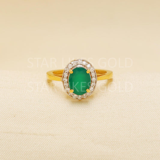 Handcrafted 22k Pure Gold handmade Rings - Artisan Jewelry, 22k Jewelry, Designer Gold Ring, Hallmarked, PR1934