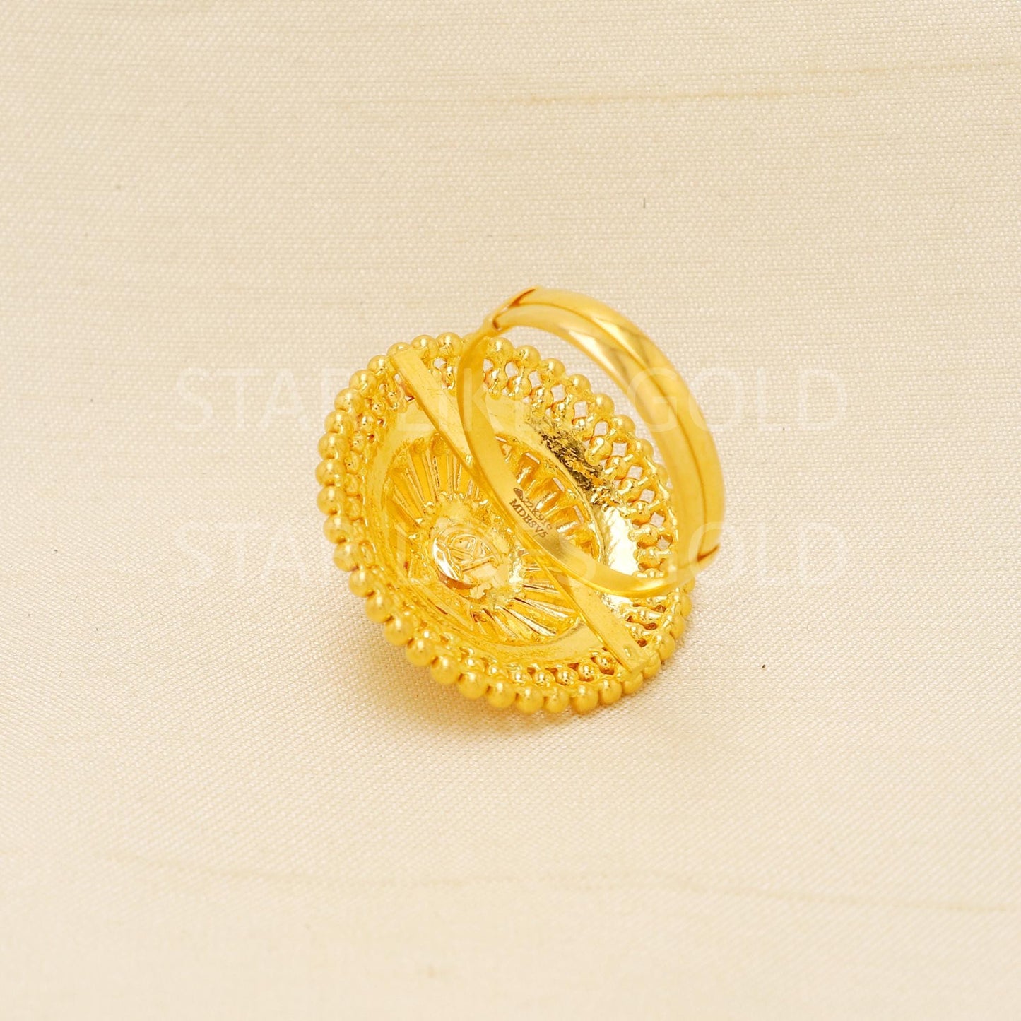 Handcrafted 22k Pure Gold handmade Rings - Artisan Jewelry, 22k Jewelry, Designer Gold Ring, Hallmarked, PR1946